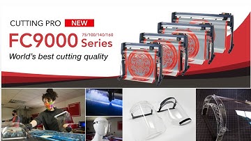Graphtec FC9000 Cutting PPE Face Shields