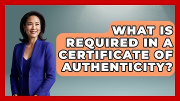 What Is Required In A Certificate Of Authenticity? - The Memorabilia Zone