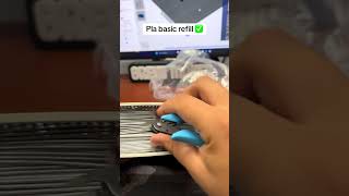 🎋Bambu lab silver pla basic reffil ! ✅ #bambulab #3dprint #p2s #filament #spool