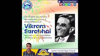 Remembering Vikram Sarabhai: Celebrating the Visionarys Birth Anniversary ?? VikramSarabhai