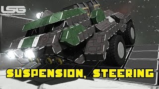 Space Engineers - Suspension, Steering, (WSAD) Wheel Controls