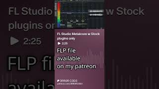 Can I make a metalcore track with FL studio stock plugins only???