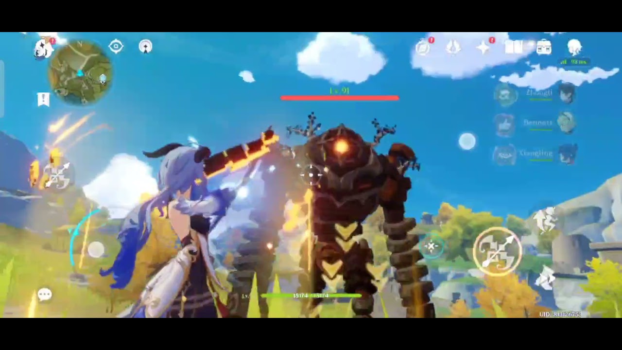 Ganyu C0 Amos R1 showcase 