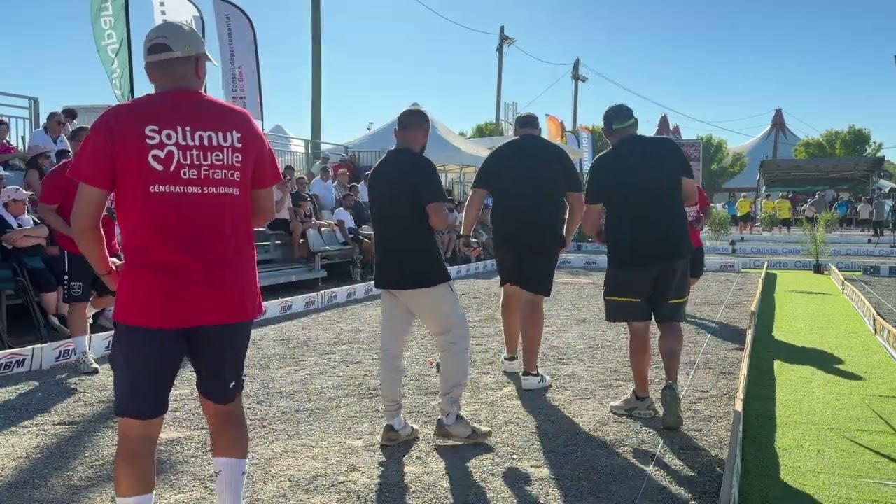 Miniature de la vidéo : Bes/Riviera/Nguyen-Van vs Vichiera/Gimenez/Pauly 32éme | Auch Pétanque National 2026
