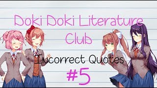 DDLC Incorrect Quotes #5
