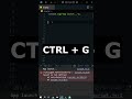 Мгновенная навигация по строкам в VS Code | VS Code Keyboard shortcuts