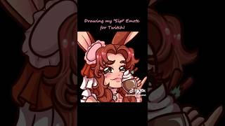 One of my favorite emotes I've drawn so far! So mischevious looking~! #vtuber #drawing #emote #art