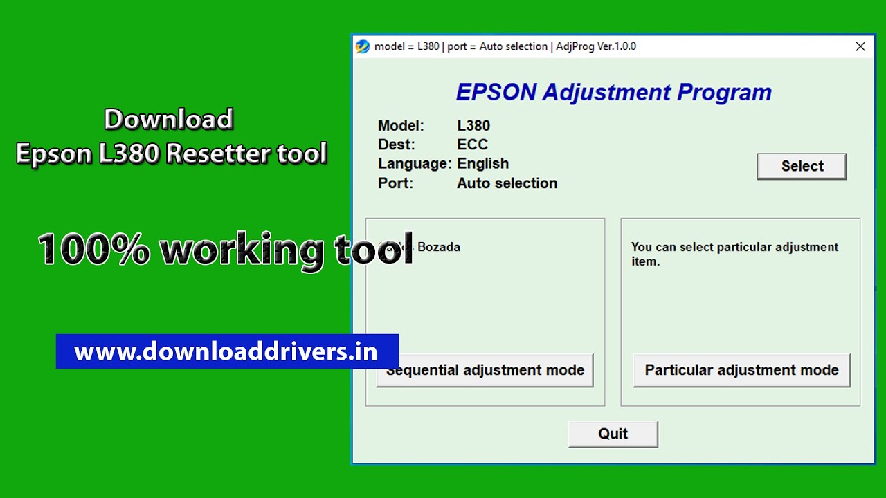 epson wic reset key free