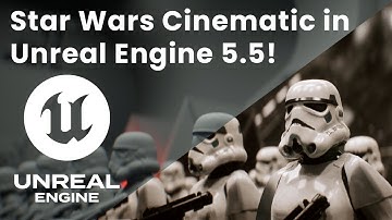 Unreal Engine 5.5 Brings Star Wars to Life - Star Destroyer Hangar Cinematic!
