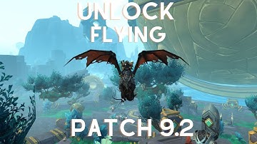 How To Unlock Flying In Zereth Mortis Zone Patch 9.2--WoW Shadowlands