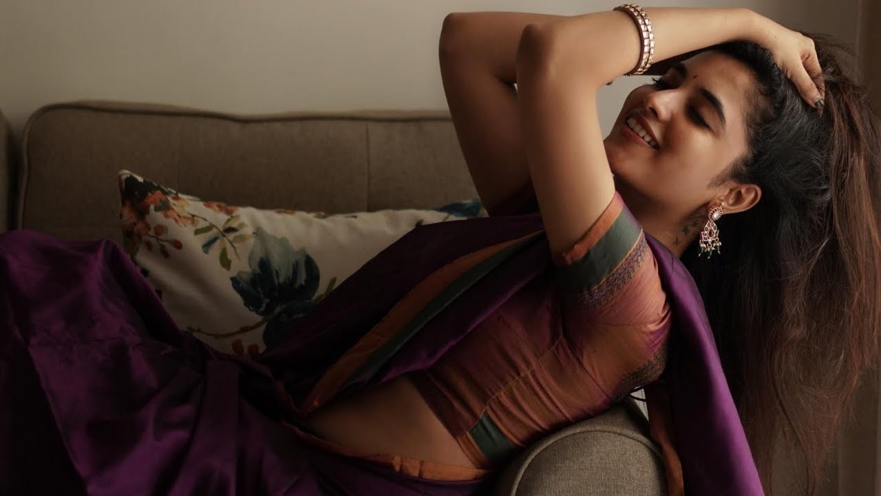 Priyanka Mohan Hot Latest Stunning Saree Photoshoot Video | Priyanka Arul Mohan Fashion Looks Edit