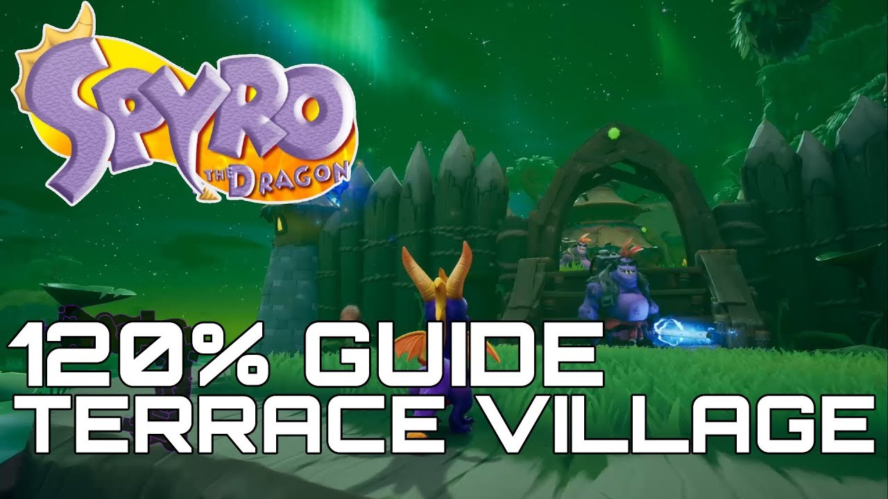 Spyro The Dragon (Reignited) 120 Guide TERRACE VILLAGE (ALL EGGS