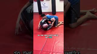 Take away the cross face! Recover guard easy.