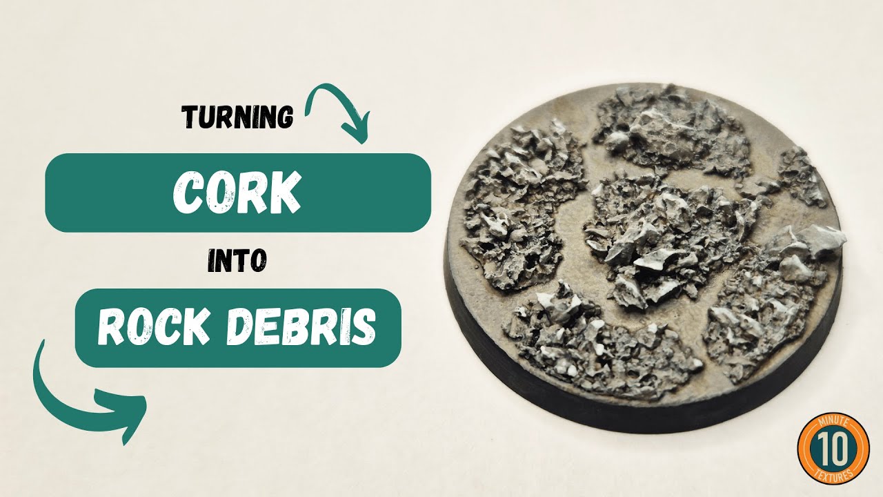 Easy rock clusters using...cork! - YouTube