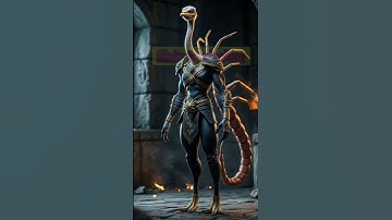 AI Fusion Phenomenon: Scorpion’s Mystic Glow & Ostrich’s Power Unite to Create a Legendary  #short