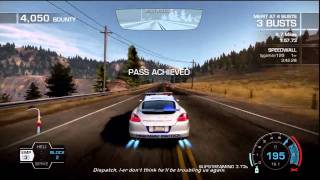 Need For Speed Hot Pursuit Porsche Cop Chase EMP bust and BMW M3 E92 police unlock