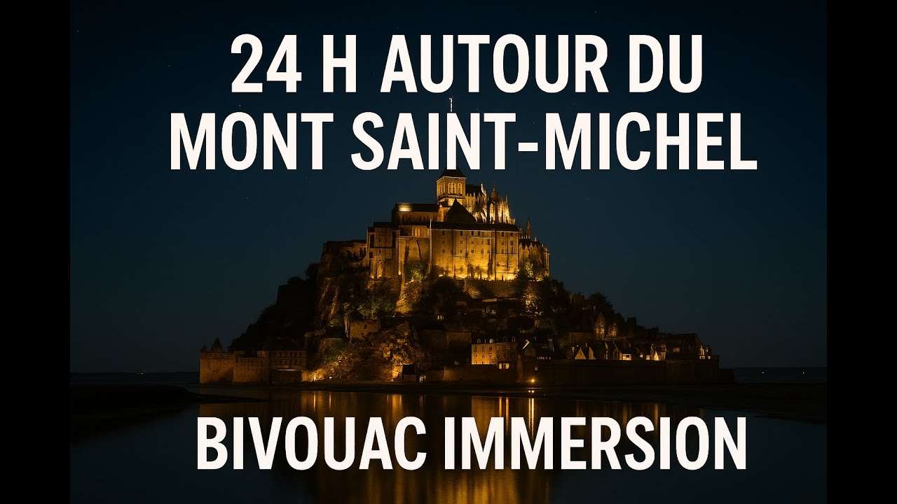 24 h autour du Mont-Saint-Michel #minivancamper #camping #fourgonaménagé #vanlife #liberténomade