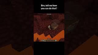 Minecraft Water In The Nether Moment