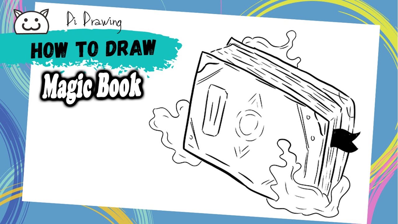 How To Draw Magic R How to Draw Magic Book - Easy Drawing - YouTube