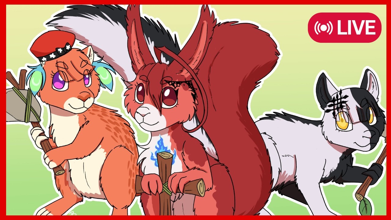 【SQUIRRELED AWAY】 I'm not a squirrel. I'm a girl. A human girl! ~! 💄🐔👁‍🗨