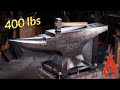 Blacksmithing - Mounting my 400 lb anvil