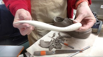 Making a Sculptural SHOE in Clay   Phase 2  Cleaning and Refining (NOTE: OLD VERSION)