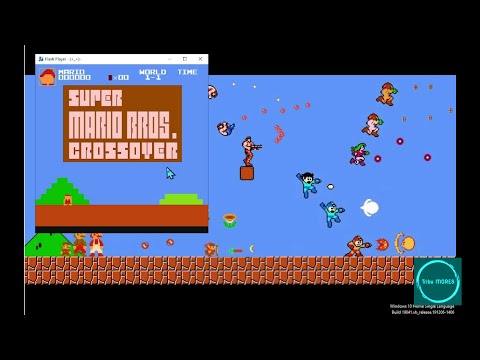 Enjoy The Classic Flash Game Super Mario Crossover This 2022 As If It Was On Atari NOT The Skin 