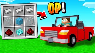 I Crafted An Epic Car For Papya In Minecraft