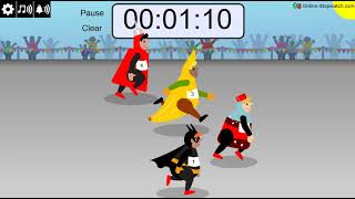 3 minute Fancy Dress Race timer