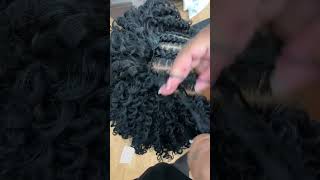 ENTRELACE + CROCHET BRAIDS INVISIBLE  part #shortsvideo #organico #crochet #entrelace #boxbraids