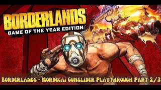 Borderlands - Mordecai Gunslider Playthrough: Part 2/3
A Casual playthrough of Borderlands with Mordecai Gunslider Class doing all quests in the game. Borderlands - Mordecai Gunslider Playthrough: Part 2/3