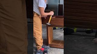 Deconstructing a bar cabinet
