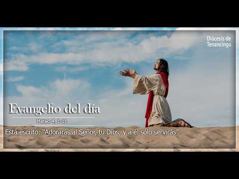 Evangelio: Mateo 4, 1-11, 22 de febrero 2026