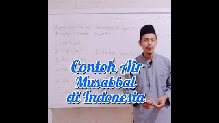 AIR MUSABBAL TERNYATA ADA DI INDONESIA LHO / AIR YG HARAM DIGUNAKAN UNTUK SESUCI