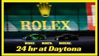 IMSA Rolex 24 at Daytona Everything You Need To Know  WHAT. WHEN .WHERE. - DRS
