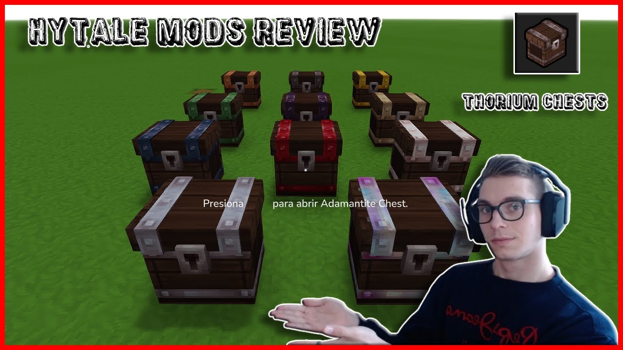HYTALE MOD REVIEW THORIUM CHESTS | MODS EN ESPAÑOL