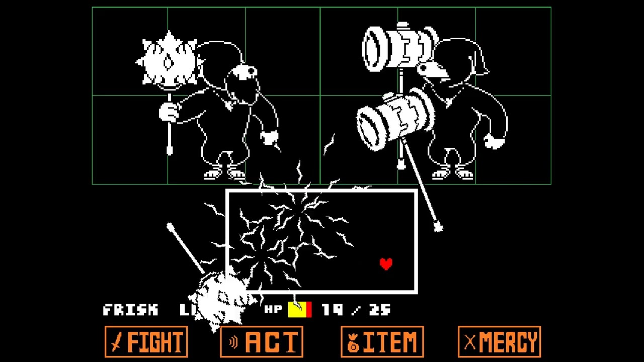 Undertale Hard Mode: Director's Cut (DEMO) - Dogamy & Dogaressa Fight