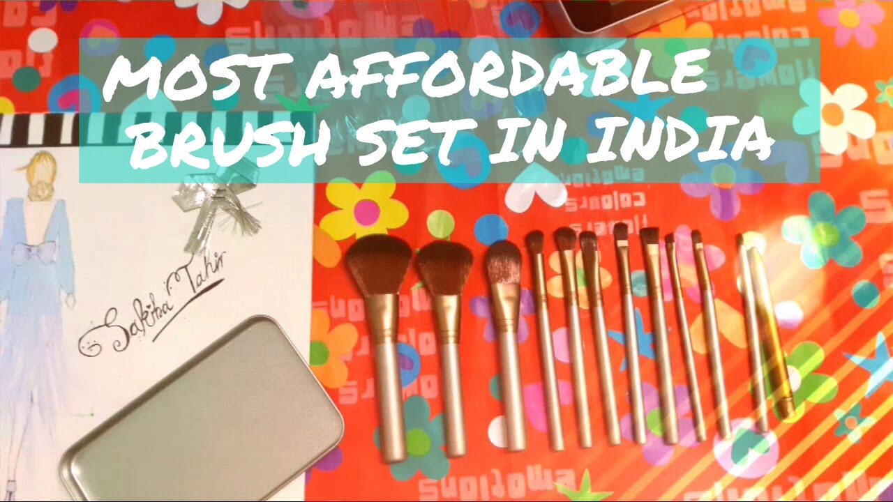 Most affordable makeup brush set in INDIA YouTube