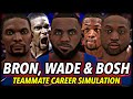 I Put LEBRON, WADE & BOSH on the SAME TEAM for their WHOLE CAREERS... | NBA 2K21 Simulation