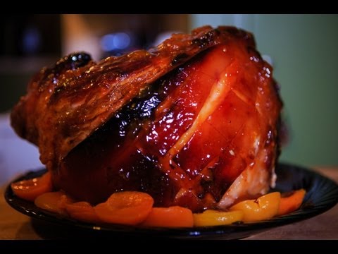 Apricot Glazed English Gammon Recipe - Christmas Ham