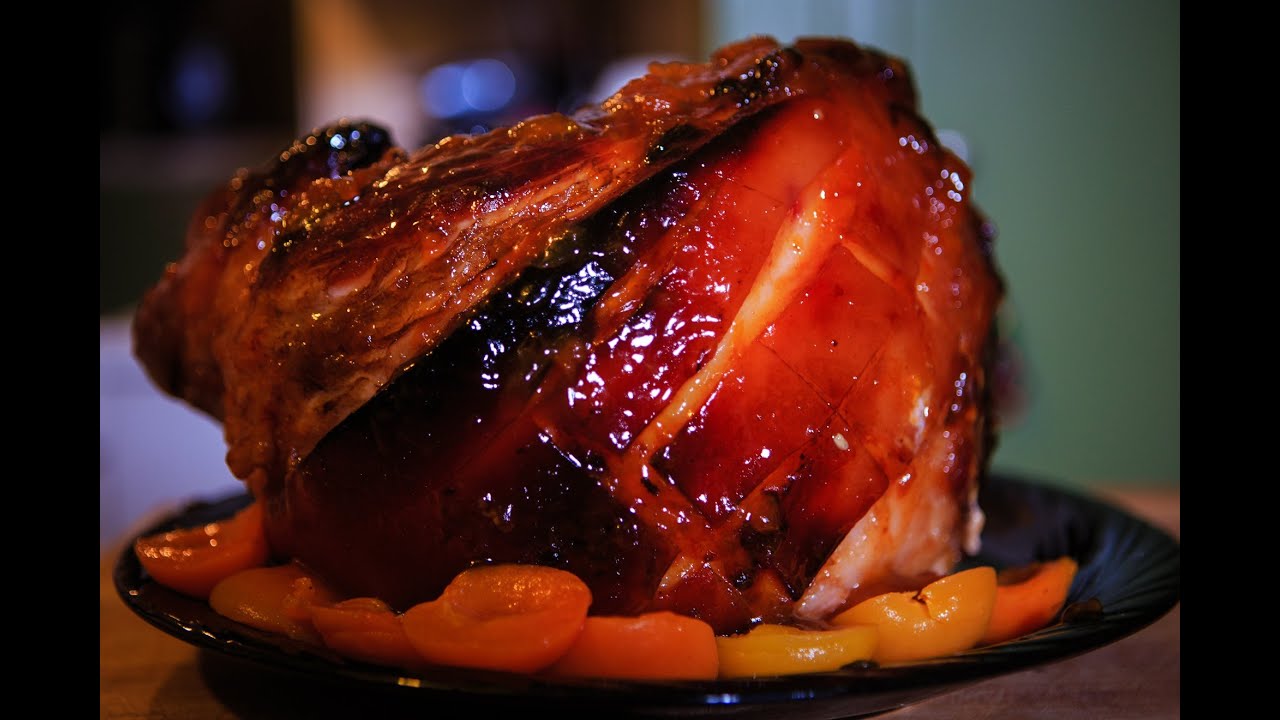 Apricot Glazed English Gammon Recipe - Christmas Ham - YouTube
