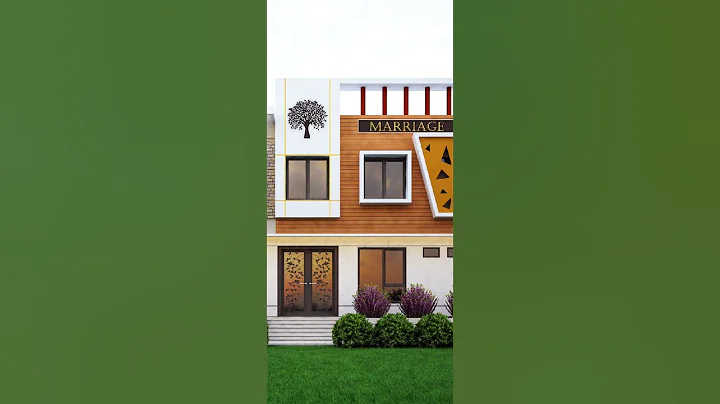 Banquet Hall Design Concept #shorts #trending #dreamdesignz #3delevationdesign  -Dream Designz