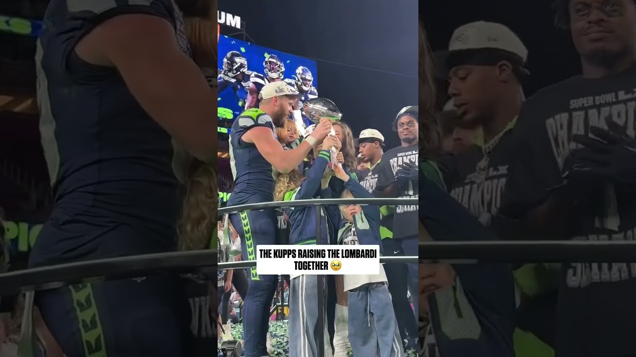Cooper Kupp and the Kuppcakes with the Lombardi 🥹🏆