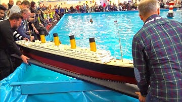 HUGE MONSTER RC SHIP // FULL DETAILED RC BOAT TITANIC // INTERMODELLBAU DORTMUND // MS TITANIC