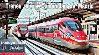 Ferrocarril español ~ Trenes de España : Comunidad de Madrid . TRAINSPOTTER / TRAINSPOTTING 2023