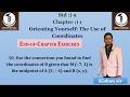 Use the connection you found to find the coordinates of B given that M(-7,1) is the midpoint of  A(