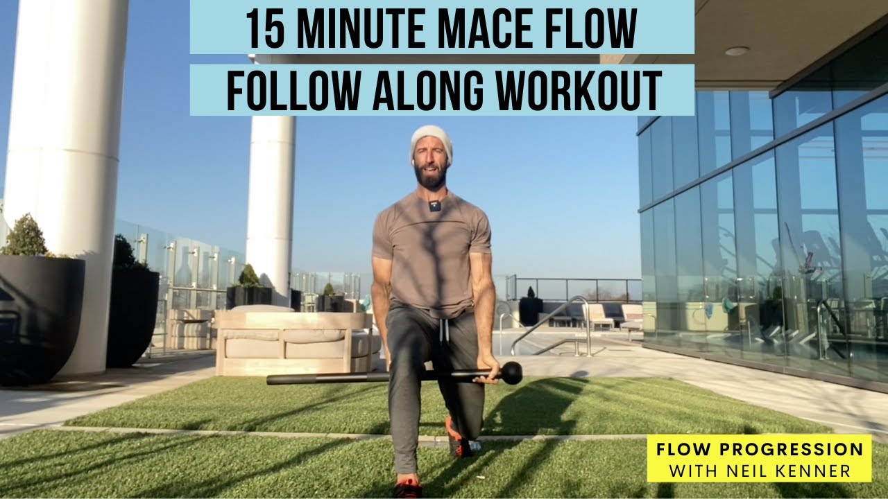 15 Minute Steel Mace FlowBuilding Workout (Follow Along) YouTube