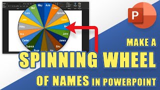 [HOW-TO] Create a Randomized SPINNING WHEEL Name SELECTOR in PowerPoint (Easy Method!) screenshot 5