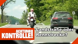 'Die verwechseln Landstraße mit Rennstrecke!' Motorräder zu schnell | Kabel Eins | Achtung Kontrolle