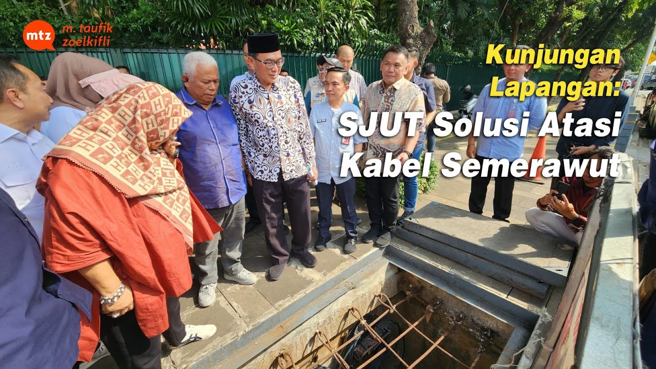 Jaringan Kabel di Bawah Tanah Jakarta